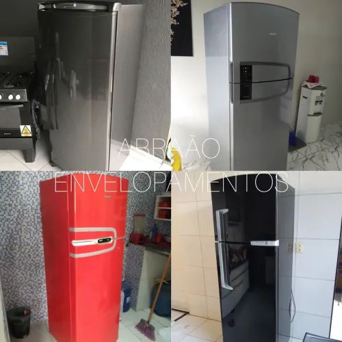 Envelopamento de geladeiras