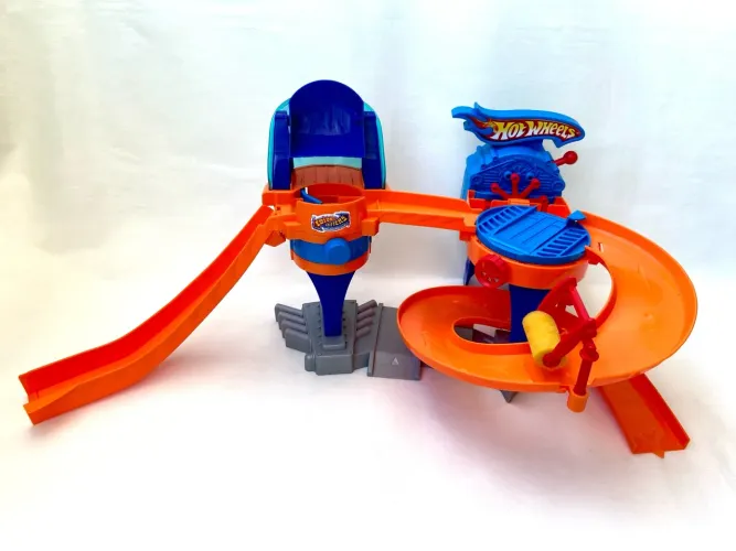 Pista HOT WHEELS - Lava-Rápido Bolhas (Car Wash Colour Shifters Bubble-Matic) *SEMINOVO*