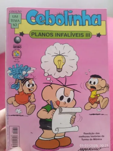 Cebolinha - Planos Infalíveis III - HQ - Edição de Colecionador