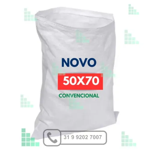 Saco rafia 50x70 novos