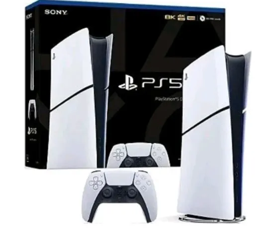 PS5 Slim + Garantia c/ Jogo. Temos Loja Física. Semana do Gamer!!!<br>