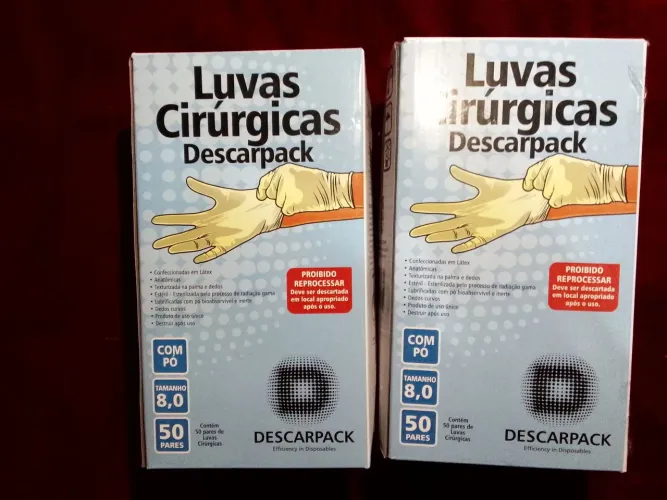 Luva estéril