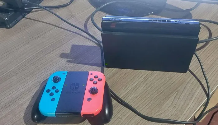 Nintendo switch V2 completo displey ruim funciona na tv nomalmente