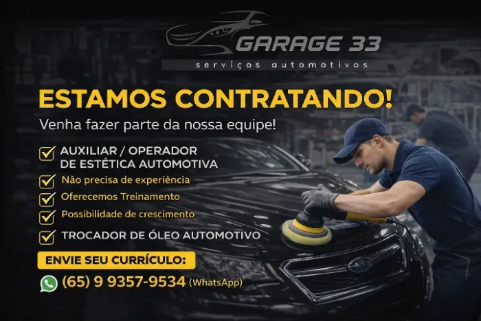 Vaga de emprego centro automotivo 