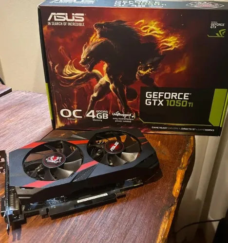 Placa De Vídeo Nvidia Asus Geforce Gtx 1050 Ti