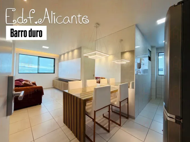 APARTAMENTO - CONDOMÍNIO ALICANTE - BARRO DURO - 2 QUARTOS 1 SUÍTE