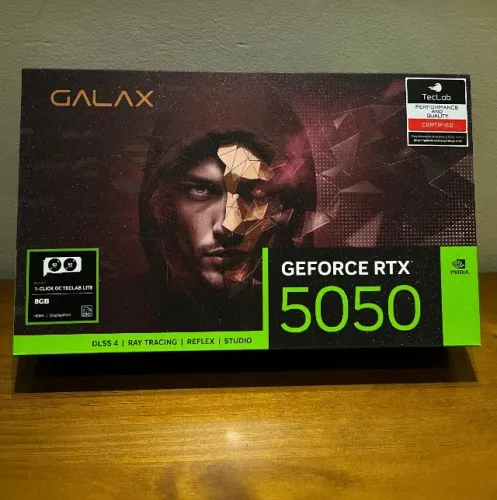 (Lacrado) RTX 5050 GALAX OC 8GB GDDR6 - BLACK