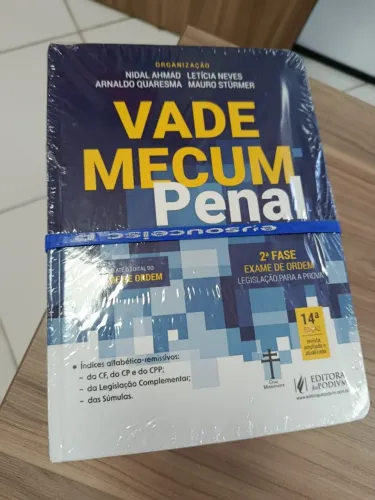 Livro Vade Mecum Penal - 40º Exame De Ordem Capa Dura - Juspodivm; 14ª Ed