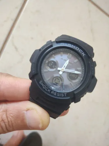 Relógio solar Casio G shock awg m100 1a