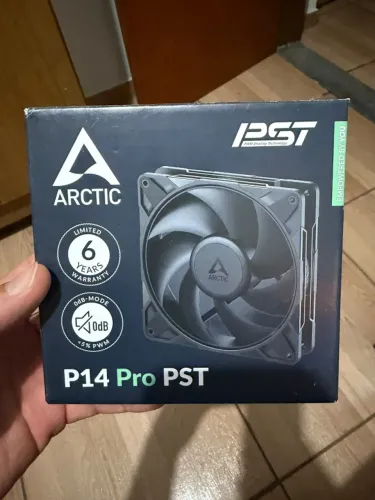 Kit com 10 unidades Fan 14cm - Arctic Cooling P14 Pro PST (Preto)