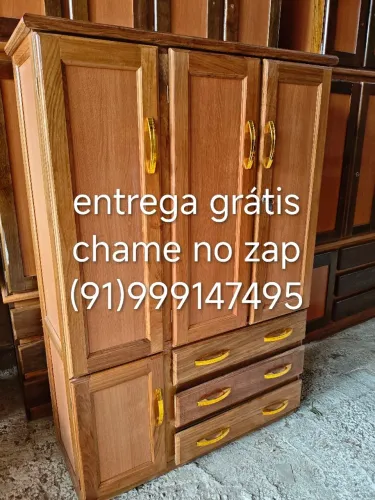 Guarda roupa de solteiro 3 portas novo a pronta entrega