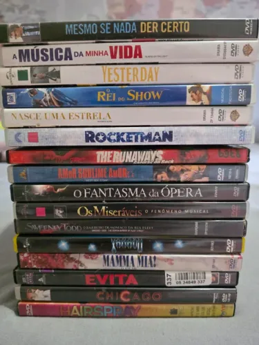 Lote de DVDs de Filmes Musicais