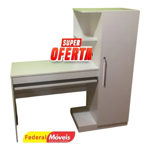 Escrivaninha Office com Armário 1 Porta - Entregamos