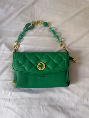 Vendo Bolsa Feminina Verde Emeralda Style - Nova
