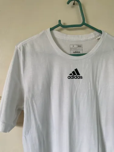 camiseta adidas branca tam P seminova original
