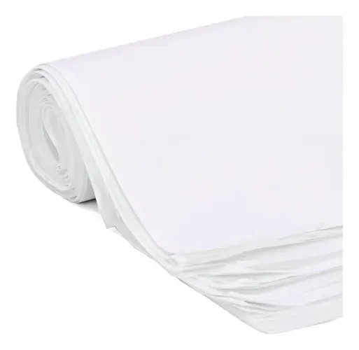 200 un. Folhas Seda Grande 50x70cm Branco - 100 unidades