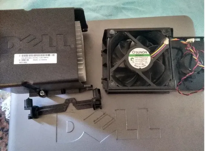 Cooler Fan + dissipador Dell Optiplex 330 360 380 745 760 780 - usados funcionando