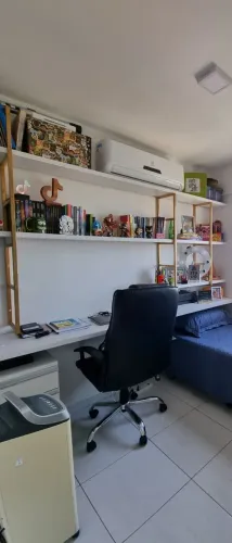 Kit prateleira industrial DOURADO E BRANCO (7 itens)