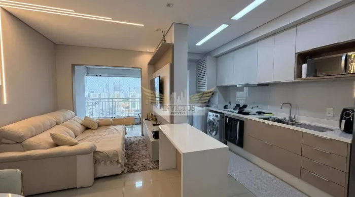 Apartamento Semi Mobiliado com 2 Quartos para Alugar, 77m² - Centro, São Bernardo do Campo