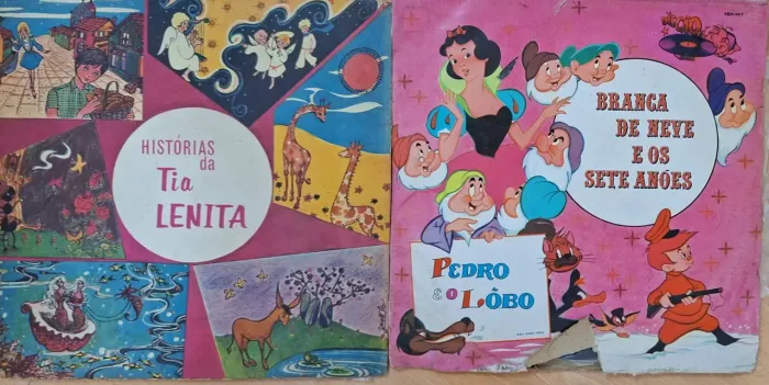 2 LPs Discos Infantis/ Histórias Classicas