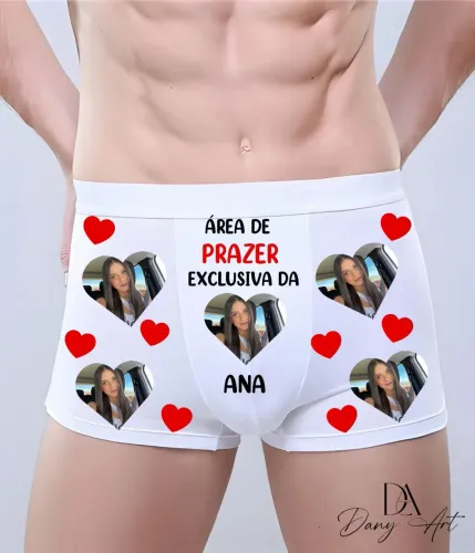 Cueca Personalizada - Dia dos Namorados