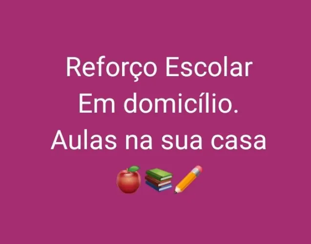 Reforço Escolar em Casa