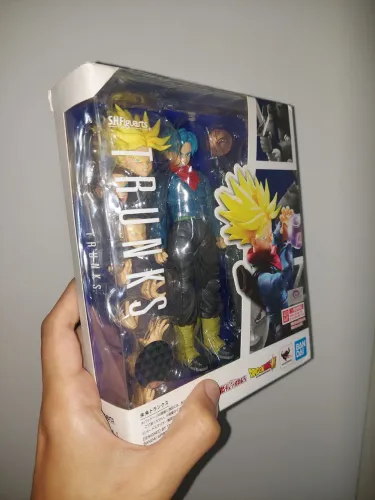 Trunks db super sh figuarts Bandai com bainha quebrada shf