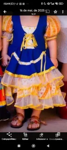 Vestido quadrilha junino são João Tam 2