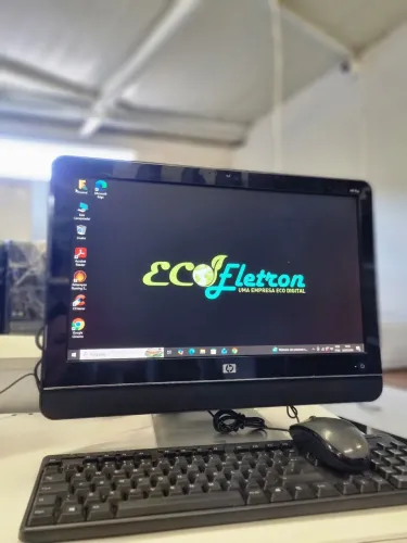 All In One Hp AMD Athlon II X2 04GB HD 500GB + Teclado e Mouse! Pc tudo em 1.