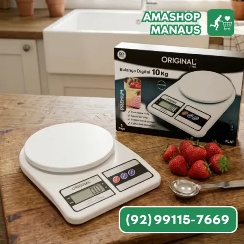 Balanca Digital De Cozinha 10kg Alta Precisao Dieta