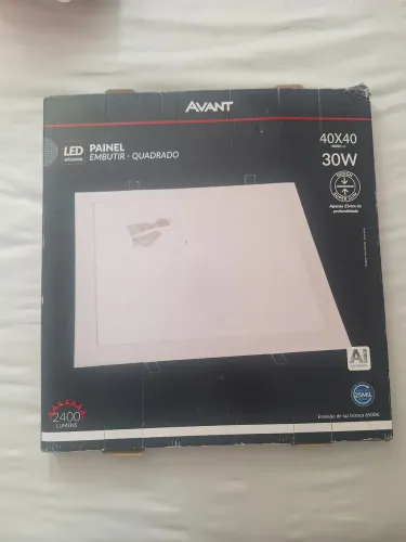 Painel embutir quadrado 40x40