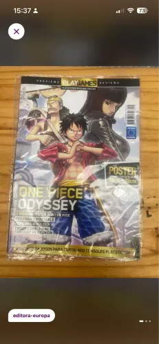 Revista one piece com pôster