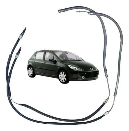 Par Cabo Freio De Mão Peugeot 307 Hatch Manual 2008 1.6