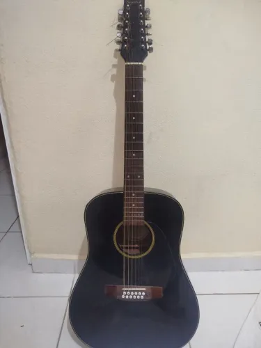 Violão Eletroacústico Samick Coreano SW-115-1S/BK