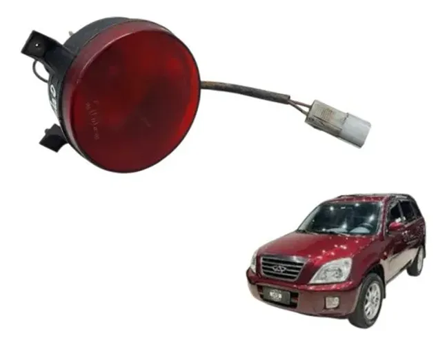 Luz Neblina Lado Esquerdo Chery Tiggo 2012 Vermelho