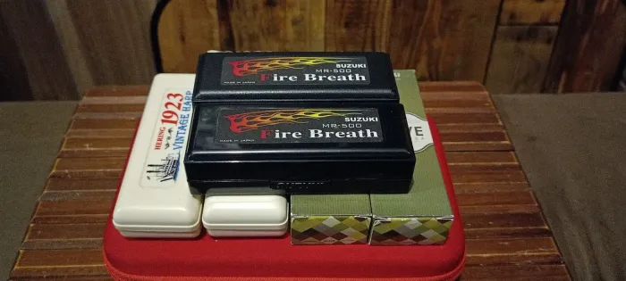 Vendo gaitas Harmônicas em kit e avulsas com pouquíssimos uso em excelente estado .