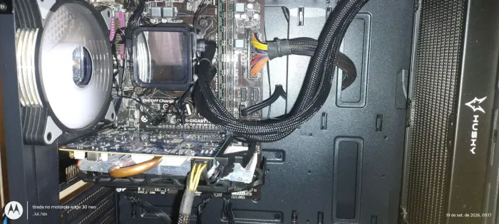 Kit Placa-Mãe Gigabyte GA-H81M-S2PH LGA 1150 + Celeron G1840 + Espelho