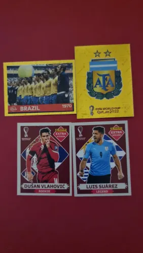 Álbum (162) + 4 especiais + 23 figurinhas