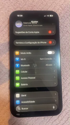 iPhone 15 preto 128 GB
