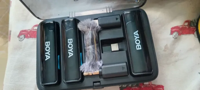 Microfone De Lapela Boya Completo