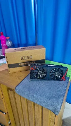 RX 580 8GB ELSA com Caixa | 2048SP | Memória Hynix | 256 Bits | Gamer