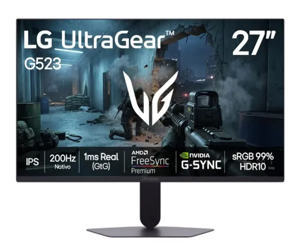 Monitor Gamer LG 27 Ultragear 200hz Nativo