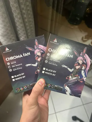 2x Fans Reversa Acegeek Chroma ARGB 5v 3pin