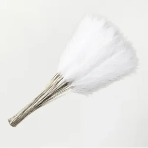 Kit 50 Capim dos pampas artificial branco 55cm