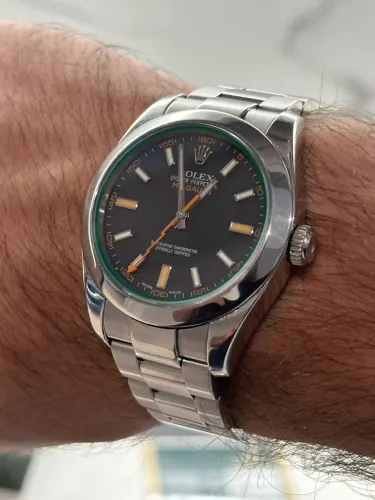 Relógio Rolex Milgauss Completo e Revisado 116400GV