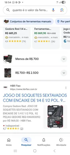 Maleta profissional Gedore Red 92 peças