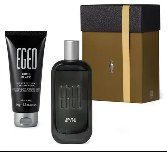 Kit Egeo Bomb Black Colônia+shower Sabonete Corporal O Boticário