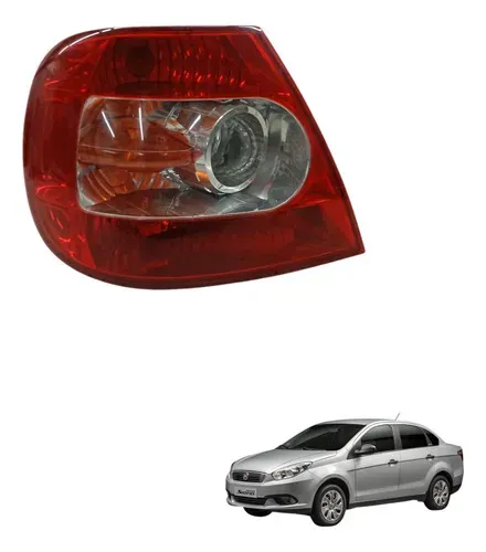 Lanterna Traseira Esquerda Fiat Siena 1.0 2008 2009 Detalhe