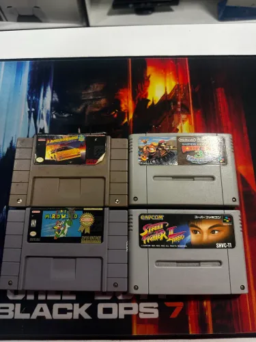 Fitas de super Nintendo 