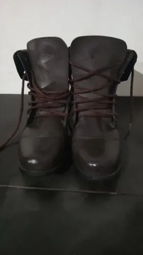 Bota Feminina Marrom Tam 39 estado de nova